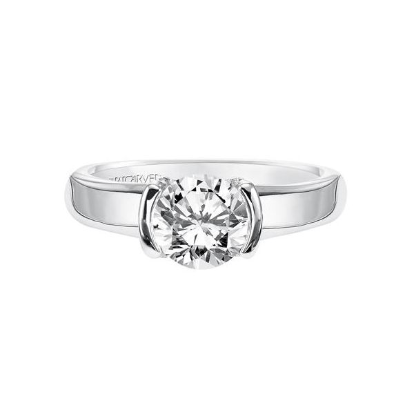 Hidden Halo Engagement Ring Image 2 The Ring Austin Round Rock, TX