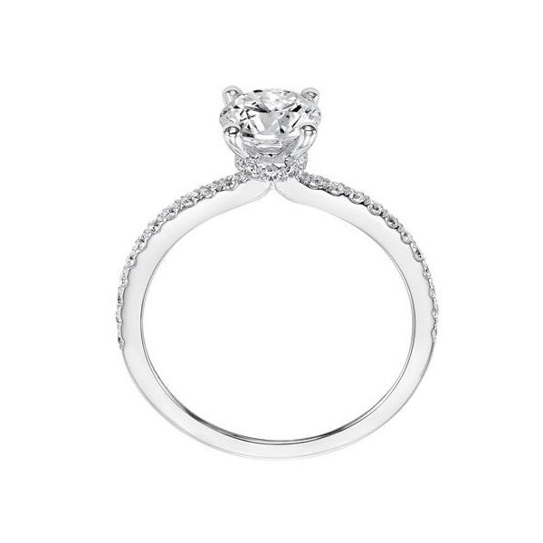 Diamond Semi-Mount Engagement Ring ArtCarved Image 3 The Ring Austin Round Rock, TX
