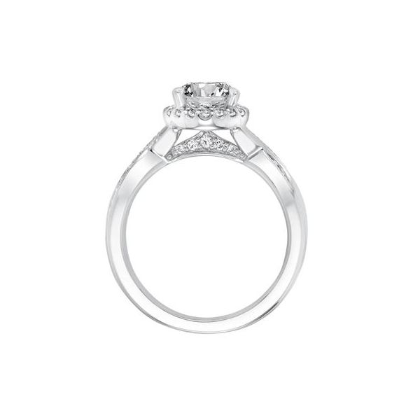 Halo Engagement Ring Image 3 The Ring Austin Round Rock, TX