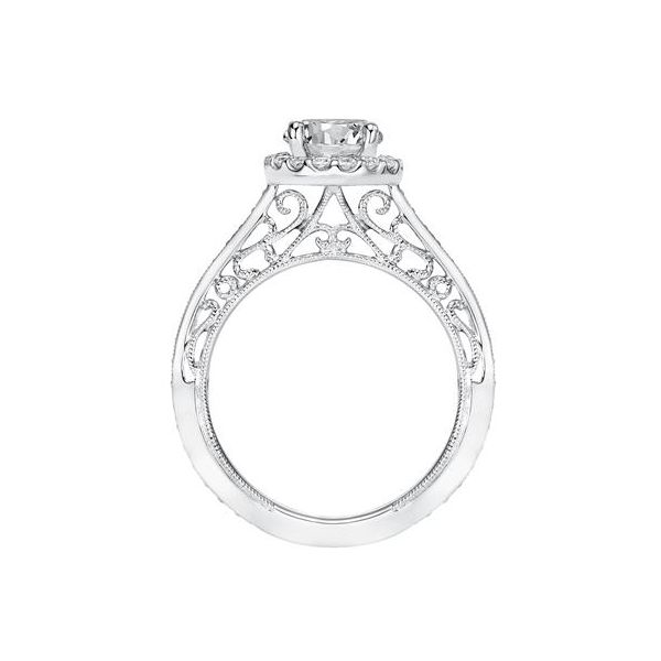 Halo Engagement Ring Image 3 The Ring Austin Round Rock, TX