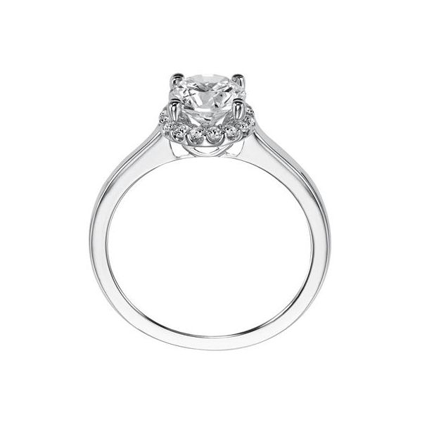 Halo Engagement Ring Image 3 The Ring Austin Round Rock, TX