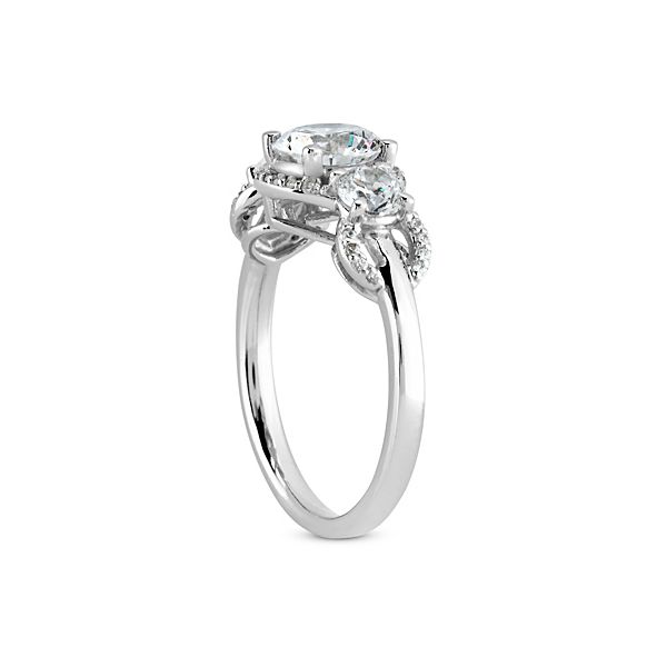 Diamond Semi-Mount Engagement Ring Image 2 The Ring Austin Round Rock, TX