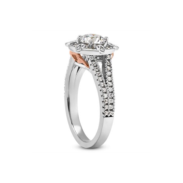 Halo Engagement Ring Image 2 The Ring Austin Round Rock, TX