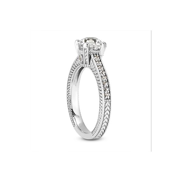 Classic diamond engagement ring Image 2 The Ring Austin Round Rock, TX