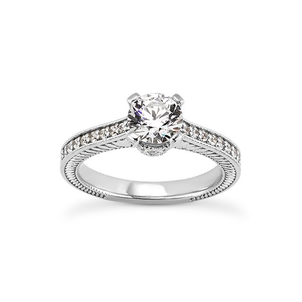 Classic diamond engagement ring The Ring Austin Round Rock, TX