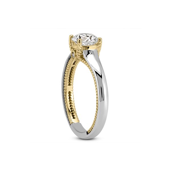 Diamond Semi-Mount Engagement Ring Image 2 The Ring Austin Round Rock, TX