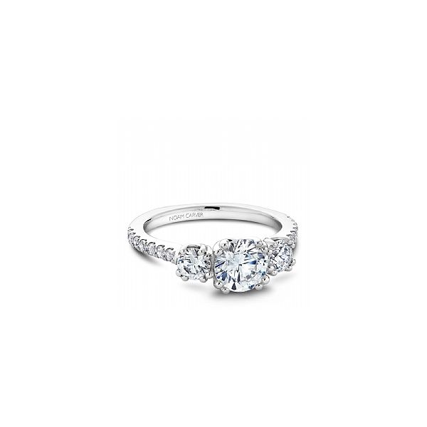 Three Stone Engagement Ring Image 2 The Ring Austin Round Rock, TX