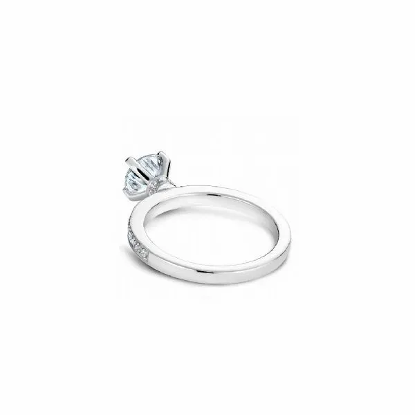 1/6CTW 14K WG Mined Diamond Engagement Ring Image 3 The Ring Austin Round Rock, TX