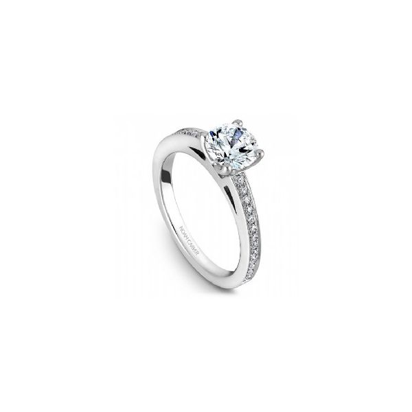 14k WG 1/6 ctw Diamond Engagement Ring Image 2 The Ring Austin Round Rock, TX