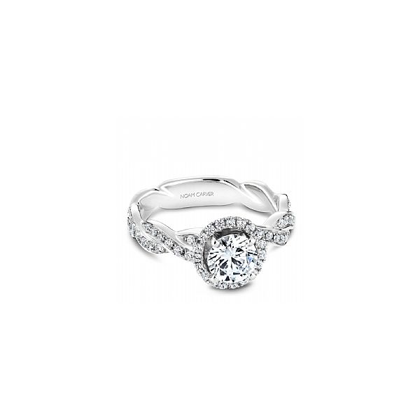 Halo Engagement Ring Image 2 The Ring Austin Round Rock, TX