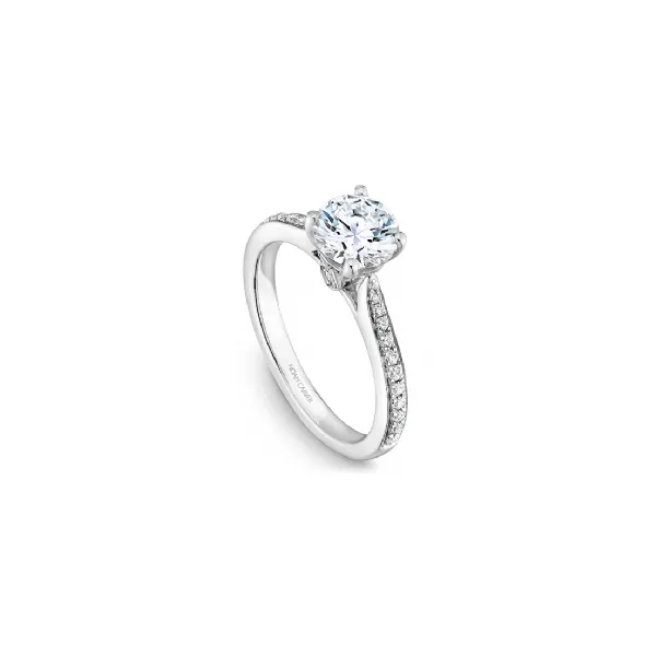 Fancy Crown Cathedral Engagement Ring The Ring Austin Round Rock, TX