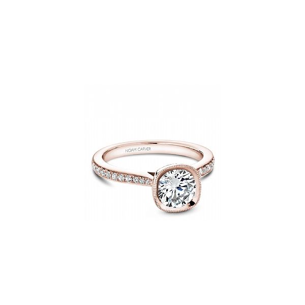 Diamond Semi-Mount Engagement Ring Noam Carver Image 2 The Ring Austin Round Rock, TX