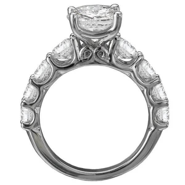 Graduated Diamond Ring in 18kt White Gold.1-3/8 carat total weight Image 2 The Ring Austin Round Rock, TX