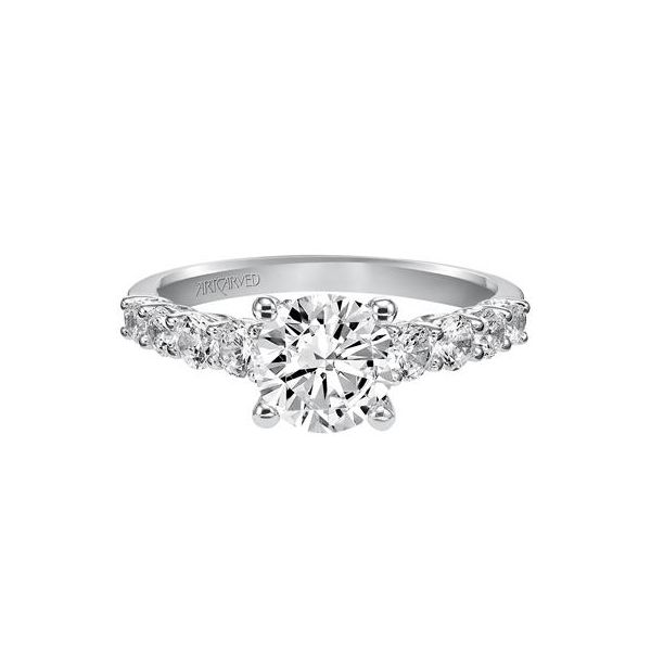 14k WG Diamond Engagement Ring The Ring Austin Round Rock, TX