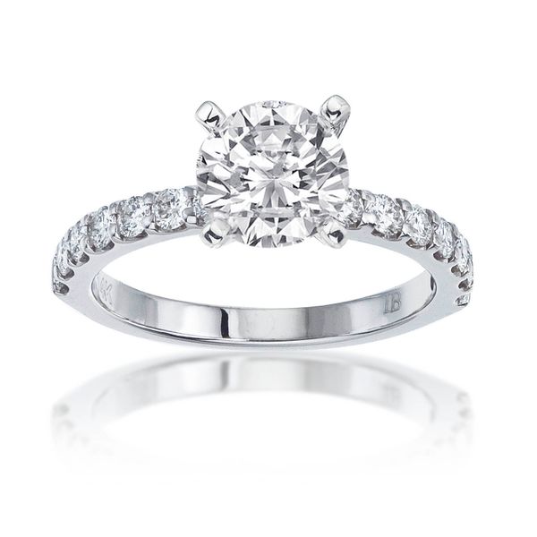 14 Stone Shared Prong Engagement Semi Mount 2/5ctw The Ring Austin Round Rock, TX