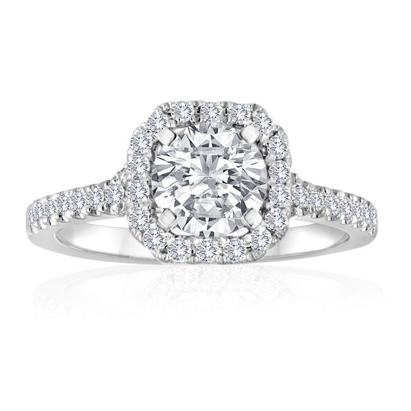 Round Pave Split Shank Engagement Semi Mount 1/6ctw The Ring Austin Round Rock, TX