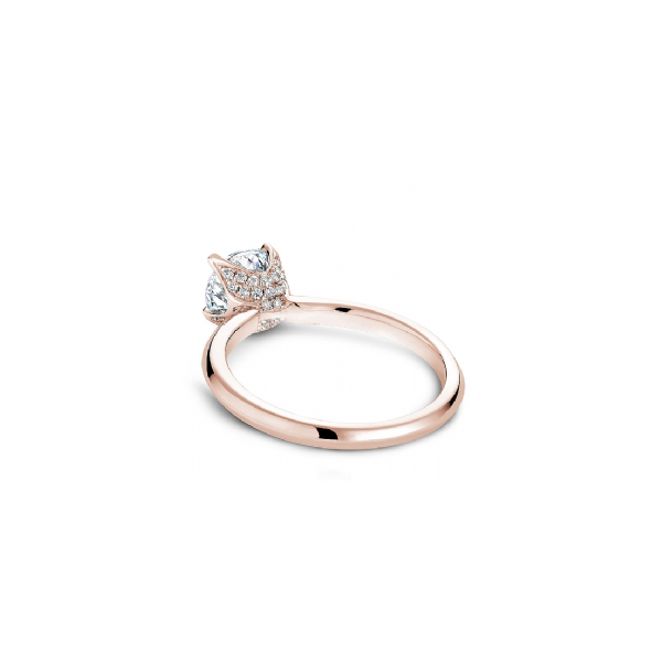 1/20CTW 14K RG Mined Diamond Accented Solitaire Engagement Ring Image 3 The Ring Austin Round Rock, TX