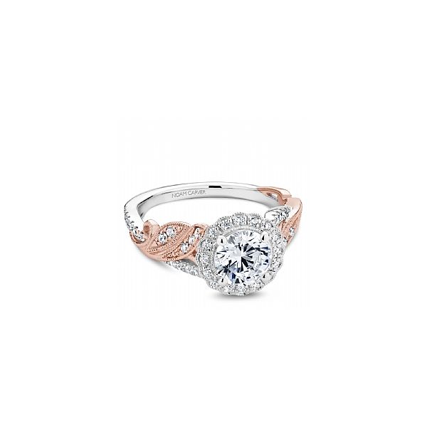 Diamond Semi-Mount Engagement Ring Noam Carver Image 2 The Ring Austin Round Rock, TX