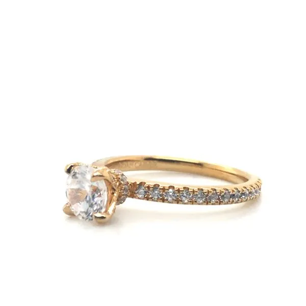 3/8CTW 14K YG  Semi Mount Engagement Ring GH, SI The Ring Austin Round Rock, TX