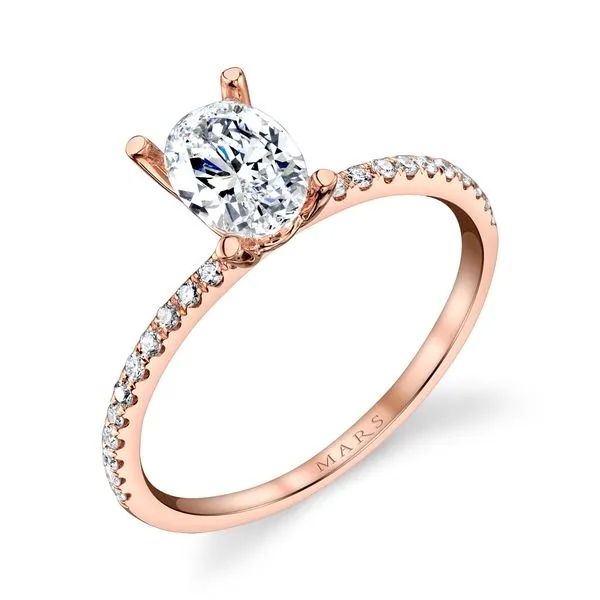 14k Yellow Gold Semi Mount 1/6ctw Image 2 The Ring Austin Round Rock, TX