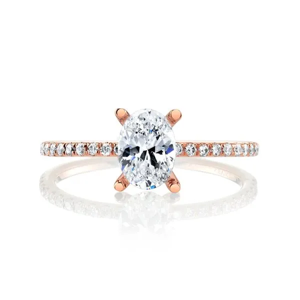 14k Yellow Gold Semi Mount 1/6ctw The Ring Austin Round Rock, TX