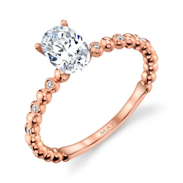 14k Yellow Gold Semi Mount 1/10ctw Image 2 The Ring Austin Round Rock, TX