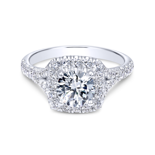 Halo Engagement Ring Image 2 The Ring Austin Round Rock, TX
