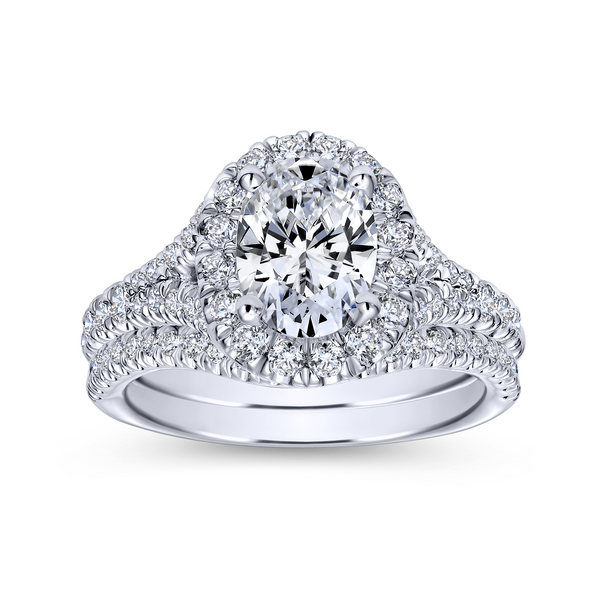 Halo setting with diamonds that embrace your center stone Image 4 The Ring Austin Round Rock, TX