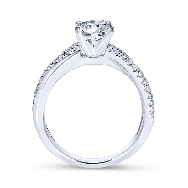 Diamond Semi-Mount Engagement Ring Image 3 The Ring Austin Round Rock, TX