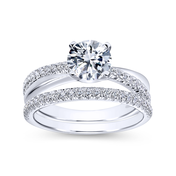 Diamond Semi-Mount Engagement Ring Image 4 The Ring Austin Round Rock, TX