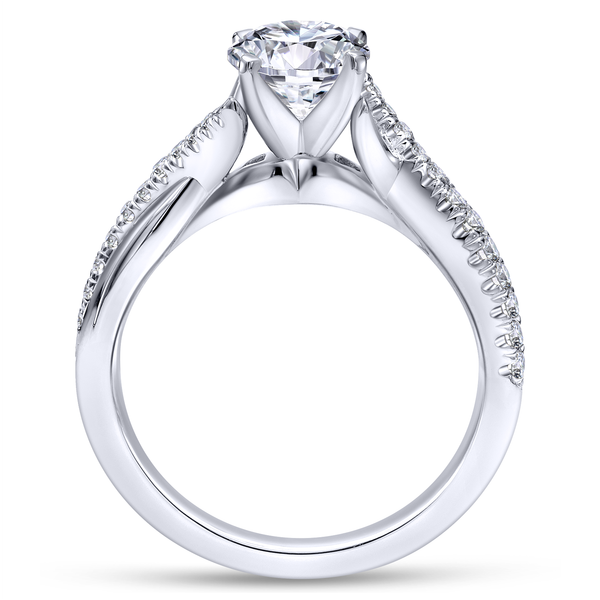 Diamond Semi-Mount Engagement Ring Image 3 The Ring Austin Round Rock, TX