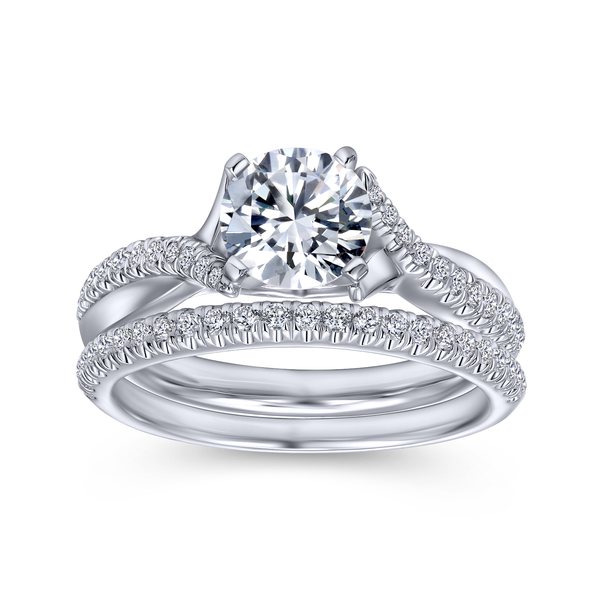 Diamond Semi-Mount Engagement Ring Image 4 The Ring Austin Round Rock, TX