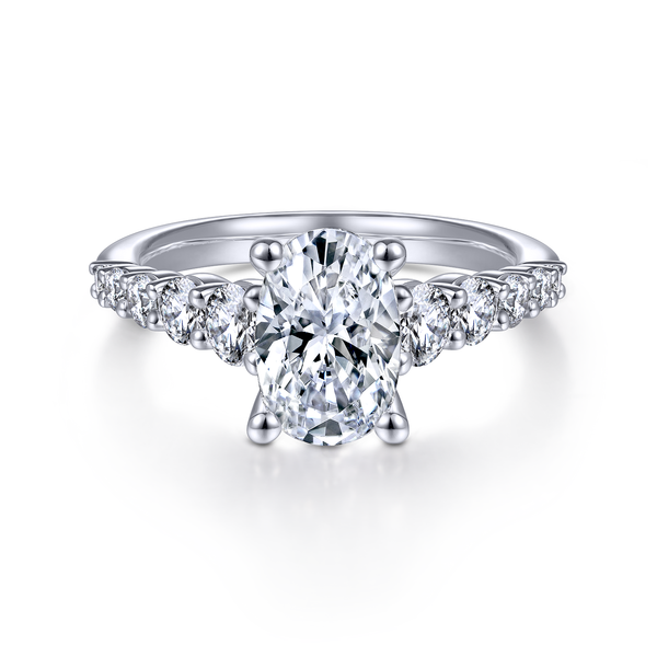 Diamond Semi-Mount Engagement Ring Image 2 The Ring Austin Round Rock, TX