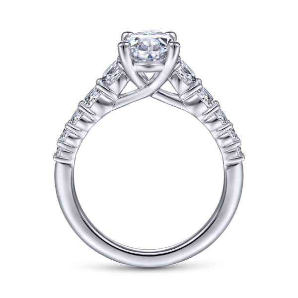 Diamond Semi-Mount Engagement Ring Image 3 The Ring Austin Round Rock, TX