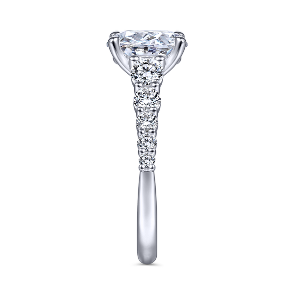 Diamond Semi-Mount Engagement Ring Image 4 The Ring Austin Round Rock, TX