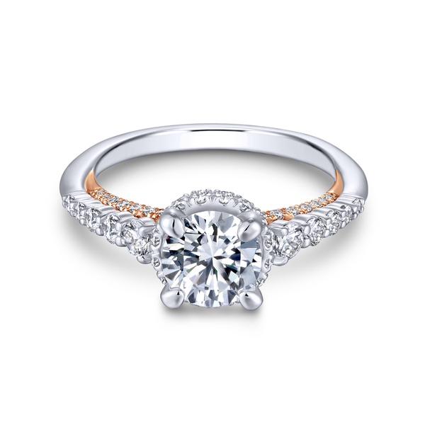Diamond Semi-Mount Engagement Ring Image 2 The Ring Austin Round Rock, TX