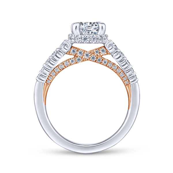Diamond Semi-Mount Engagement Ring Image 3 The Ring Austin Round Rock, TX