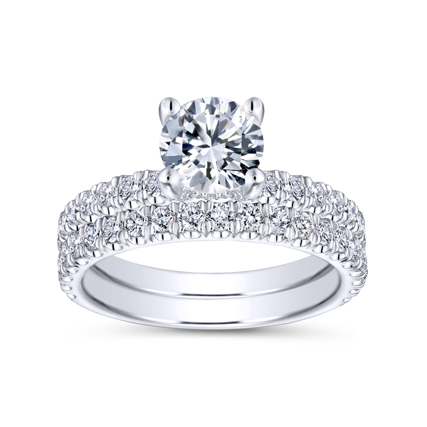 Diamond Semi-Mount Engagement Ring Image 4 The Ring Austin Round Rock, TX