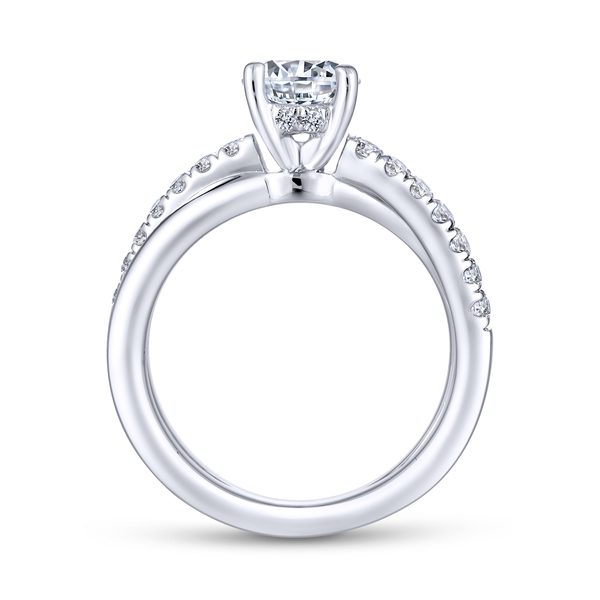 Diamond Semi-Mount Engagement Ring Image 3 The Ring Austin Round Rock, TX