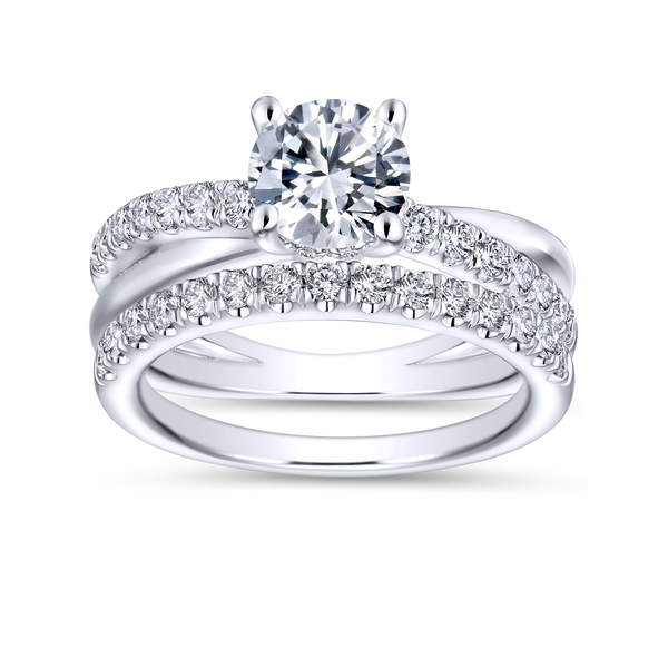 Diamond Semi-Mount Engagement Ring Image 4 The Ring Austin Round Rock, TX