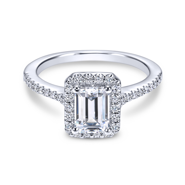 Detailed halo and graceful diamond band Image 2 The Ring Austin Round Rock, TX