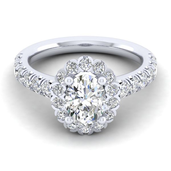 Halo Engagement Ring Image 2 The Ring Austin Round Rock, TX