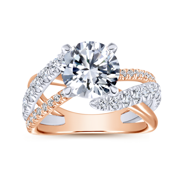 Diamond Semi-Mount Engagement Ring Image 5 The Ring Austin Round Rock, TX