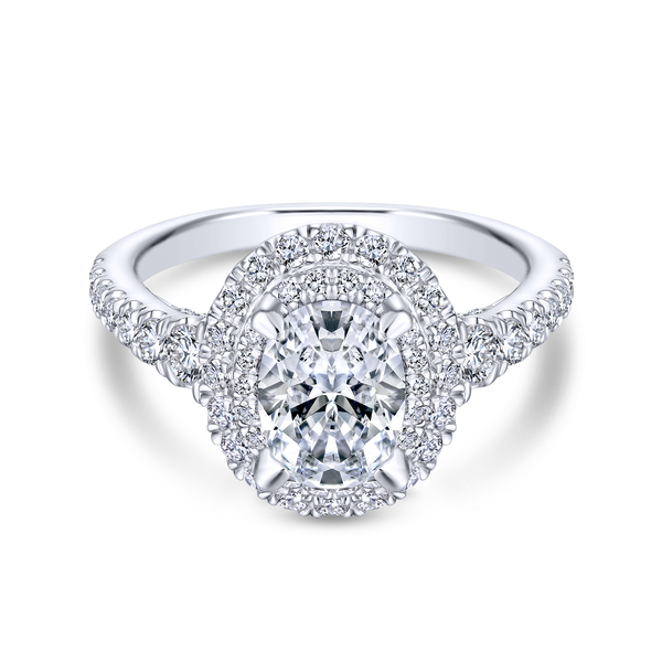Halo Engagement Ring Image 2 The Ring Austin Round Rock, TX