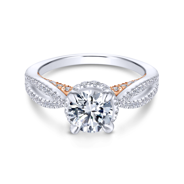 Diamond Semi-Mount Engagement Ring Image 2 The Ring Austin Round Rock, TX