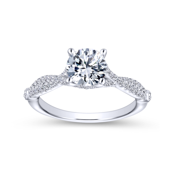 Diamond Semi-Mount Engagement Ring Image 5 The Ring Austin Round Rock, TX