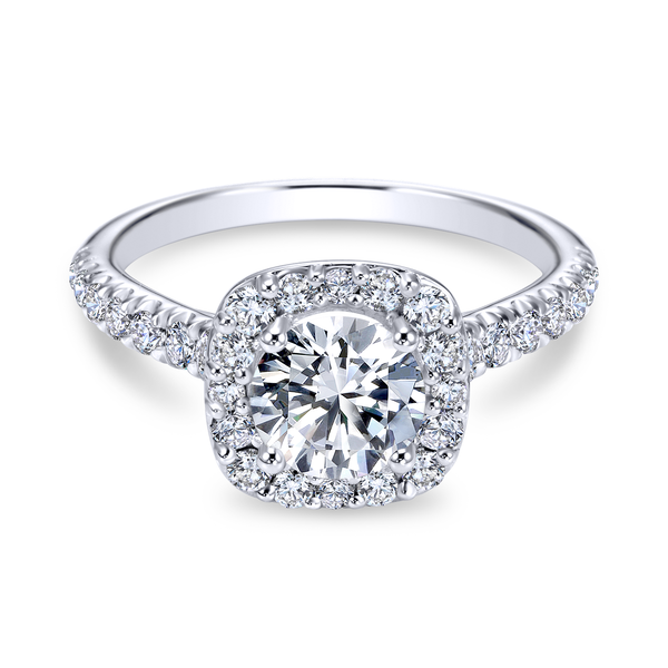 Halo Engagement Ring Image 3 The Ring Austin Round Rock, TX