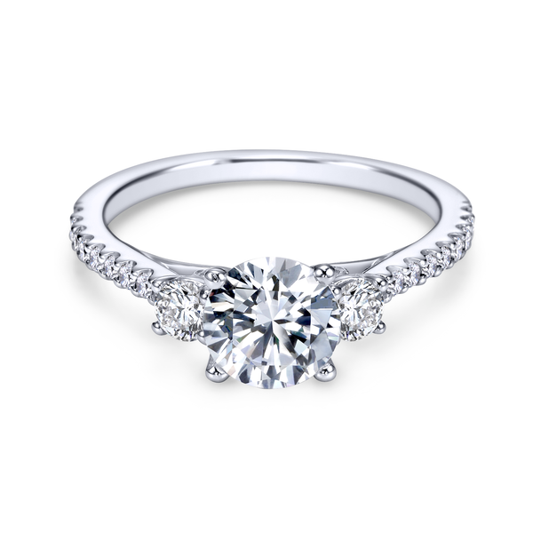 Three Stone Engagement Ring Image 2 The Ring Austin Round Rock, TX