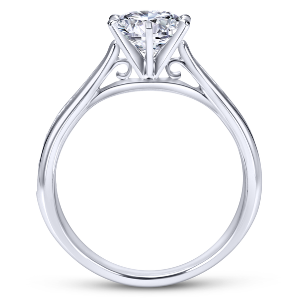 Diamond Semi-Mount Engagement Ring Image 3 The Ring Austin Round Rock, TX