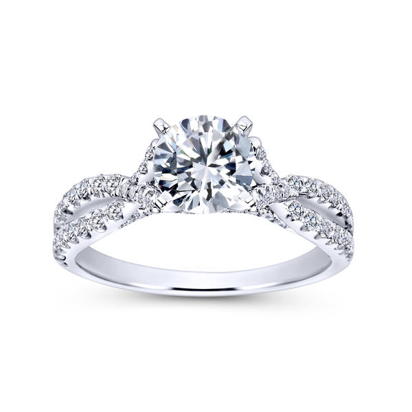 Diamond Semi-Mount Engagement Ring Image 5 The Ring Austin Round Rock, TX